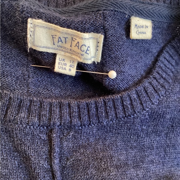 Fat Face Wool Blend Tunic Sweater Long - Picture 7 of 11